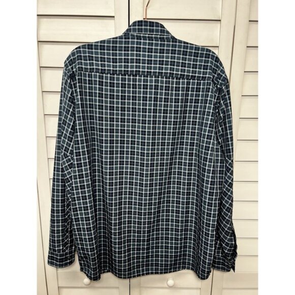 Orvis Tech Active Fit Plaid Long Sleeve Button Down Shirt Men's Size Large - Picture 11 of 11